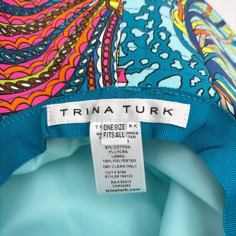 Trina Turk Finding Dory Nemo Sun Hat Wide Brim Beach Vacation Disney - Picture 7 of 9